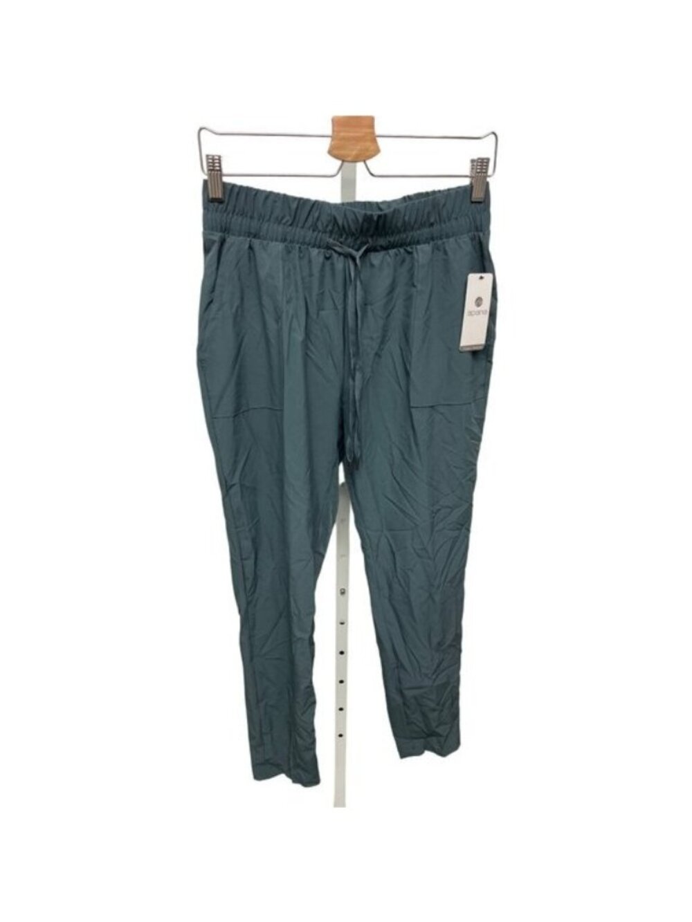 Apana Blue Drawstring Elastic Waist Pants